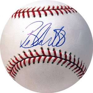  Brandon Webb Autographed Baseball