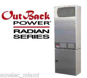 Outback Power Radian Series GS8048 8Kw Inverter/Charger & GSLC 175A 