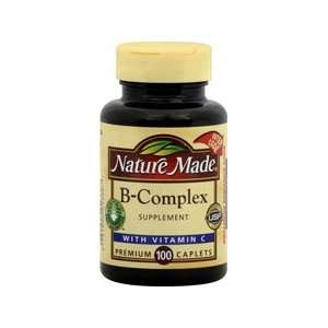  Nature Made B Complex With Vitamin C, 100 Caplets (Pack of 
