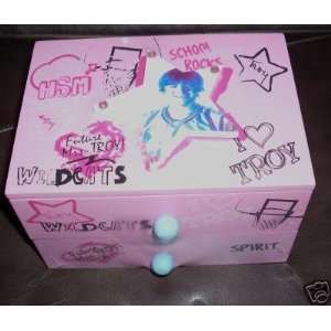 High School Musical Pink I LOVE TROY Jewelry Box: Home 