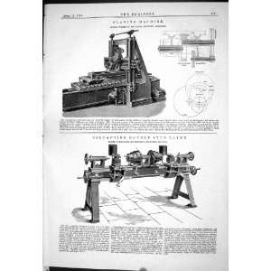  Planing Machine Wilkinson Lister Engineering 1884 Double Stud Lathe 