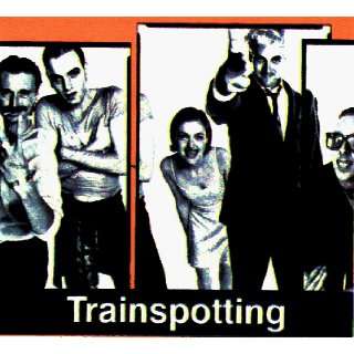  Trainspotting   Group Shot with Logo Below   Sticker 