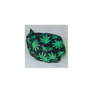  Marijuana Pot Leaf Patterned Bandana Cap 