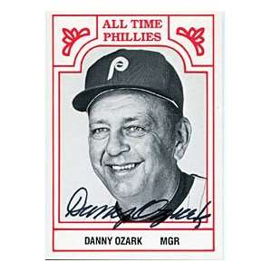  Danny Ozark Autographed/Signed Card