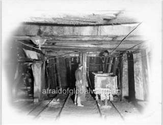 Old Photo Tesla Coal Mines California Man by Cart  