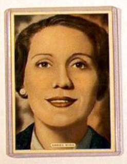 1930s Anona Winn UK Film/Movie Star Trading Card  
