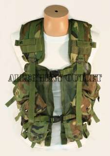   Enhanced Tactical Load Bearing Vest w/ 4 Double Mag Pockets EXC  