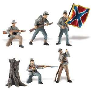   685204 Confederate Army Set 1 Miniature  Pack of 4 Toys & Games
