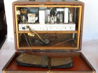 Antique Majestic 4705 Might Monarch Portable Radio Set  