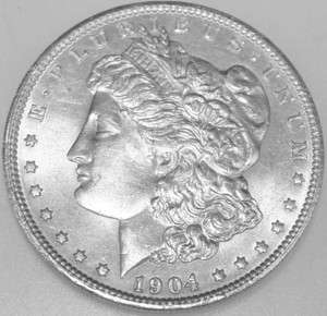 Morgan Silver Dollar 1904 O Uncirculated  