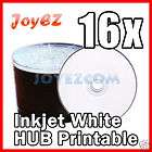   Inkjet Printable 16X Blank DVD R DVDR Video Disc   