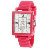 Juicy Couture Womens 1900644 Socialite White Jelly Strap Watch 