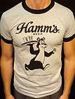 Hamms Beer t shirt vintage style hamms bear wht*  
