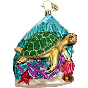  Radko Under the Sea Turtle Ornament