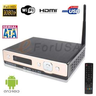   HDMI Google Android 2.2 WIFI Media Player Internet TV Box HDTV by DHL