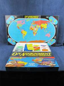 On Assignment With National Geographic Board Game 1990  