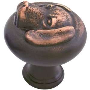 Emtek 86108 Oil Rubbed Bronze   Dachshund 1 1/4 Solid Brass Dog Cabin