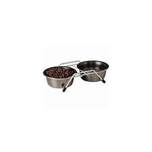  Classic Pet Products 1 Pint Stainless Steel Double Diner: Pet Supplies