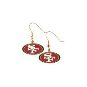    NFL San Francisco 49ers Logo Earrings *SALE*: Sports & Outdoors