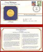 Presidents Medals Cover Collection Postal Commemorative  