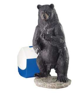 Majestic Black Bear Sculpture Garden Statue  