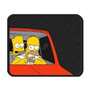  Simpsons On A Drive Molded 14 x 17 Utility Mat 