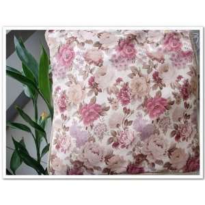   Royal Collection Faux Suede Roses Cushion Cover/Pillow