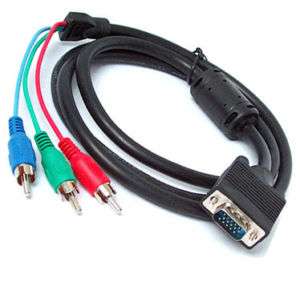 PC Computer VGA to TV S Video RCA AV 3 Adapter Cable S4  