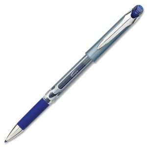  Integra 39063 Gel Stick Pen, Rubber Grip, .5mm, Blue Ink 