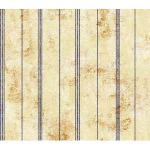   Linen Stripe Denim on Faux Beige Wallpaper in MyPad