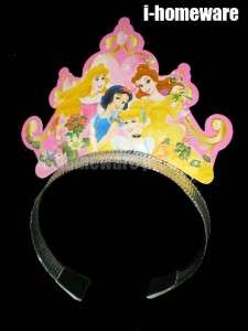 Princess Disney Birthday Party 6x Tiaras Crown p018  