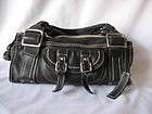 FOSSIL LUCY BLACK LEATHER SATCHEL PURSE HANDBAG HARD TO FIND GORGEOUS!