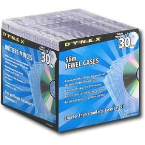  30pk slim clear CD cases Electronics