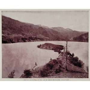  1893 Print Lake San Cristobal Ouray Mountains Colorado 
