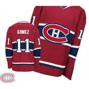  Montreal Canadiens Authentic NHL Jerseys Scott Gomez Home Red Hockey 