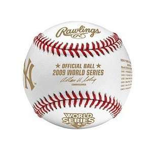  New York Yankees 2009 World Series Champions Commemorative Baseball 