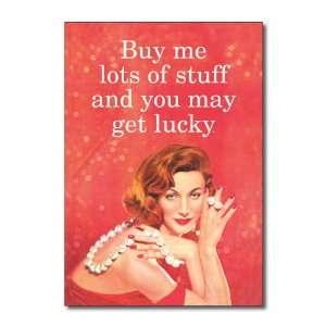  Funny Valentines Day Card Buy Me Stuff Humor Greeting 