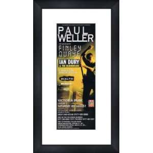  PAUL WELLER Victoria Park 8th August 1998   Custom Framed 