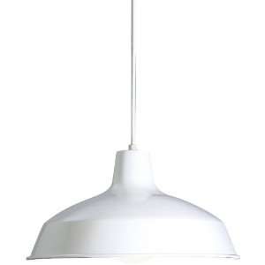   Lighting 2707WH Family Spaces Large Pendant, White