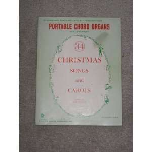   Carols for Portable Chord Organs all C and G organs 