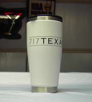 717 TEXAS Lidded Coffee Travel Mug NORWOOD RCC Koozie  