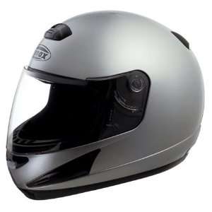  GMAX GM38 Full Face Helmet Medium  Silver: Automotive