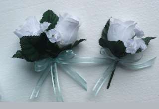 10 piece Bridal Bouquet Wedding Flower Package Bride Centerpiece Pew 