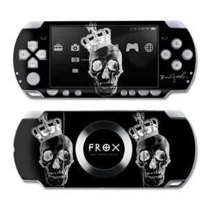   King Black Design Skin Decal Sticker for the PS3 Slim: Electronics