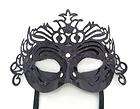 Black Crown Fancy Dress Masquerade Party Mardi Mask