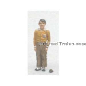  Builders In Scale O Scale Figure   Young Terry with Turtle 