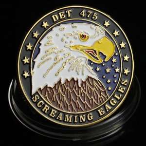 Screaming Eagles Det 475 Colorized Coin 611