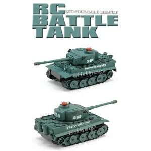   King 2 X RC 1:16 Scale Real Radio Control Battle Tank: Toys & Games