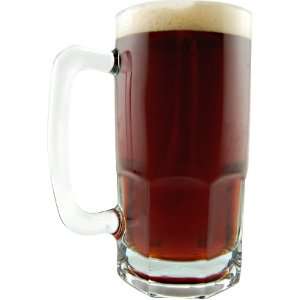  German Style Extra Large Glass Beer Mug   34 oz: Kitchen 