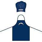 SAN DIEGO CHARGERS OFFICIAL NFL BBQ CHEFS HAT & APRON